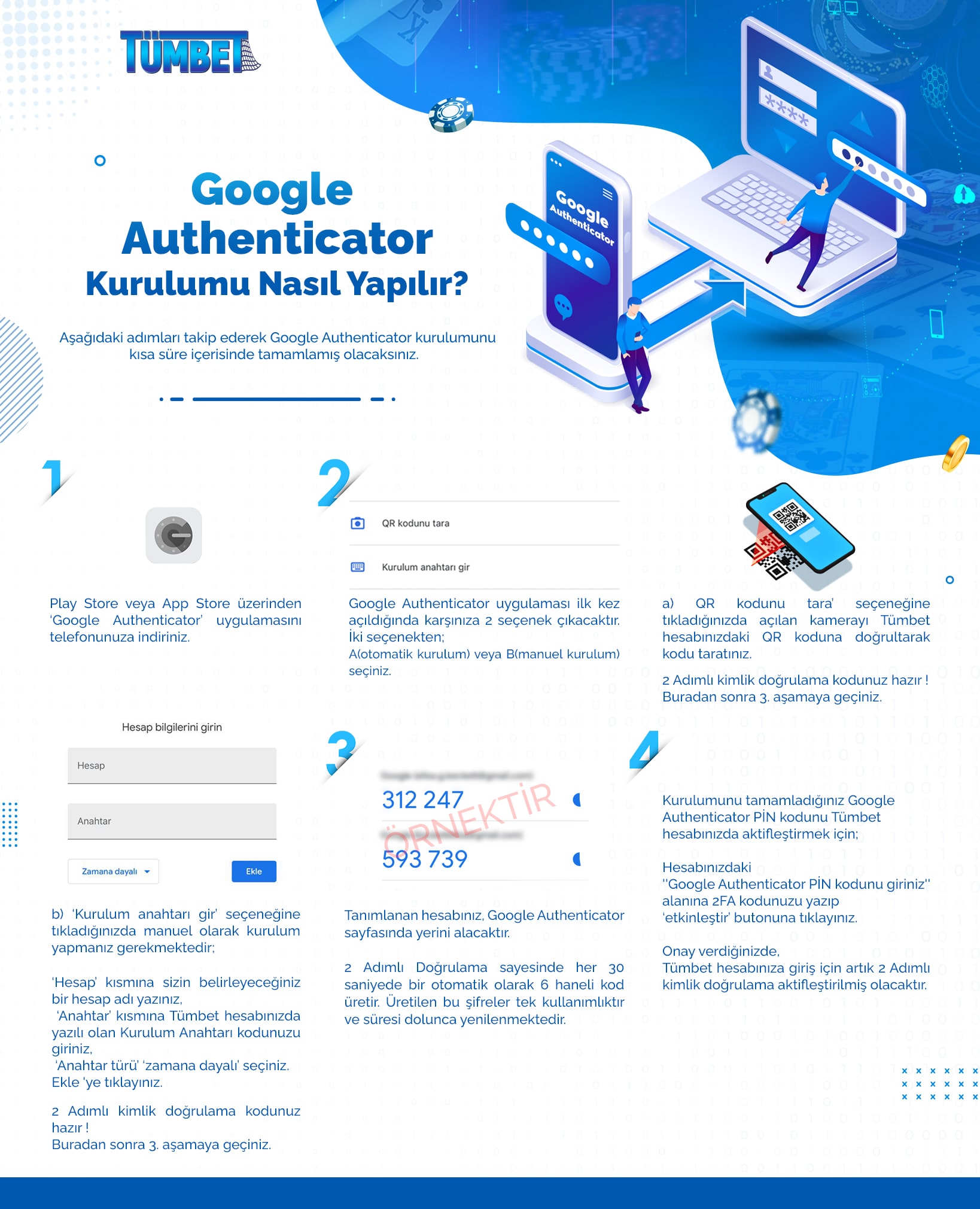 Tümbet İki Faktörlü Doğrulama Kodu - Tümbet Hesap Güvenliği